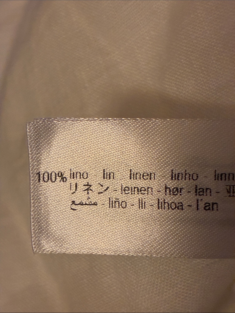 NWT. Zara ZW Collection White Linen Top with Ribbon Ties. Size M. - Picture 7 of 8